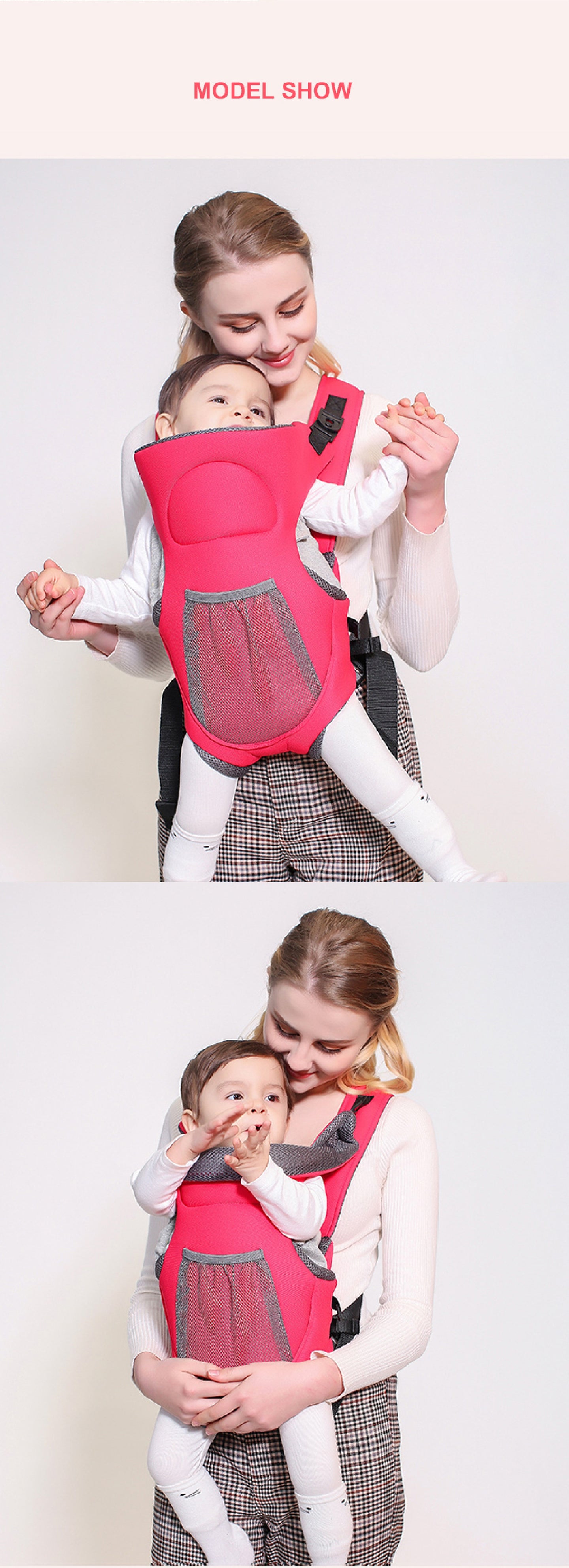 Porte-bébé à boucle croisée BABYDISE